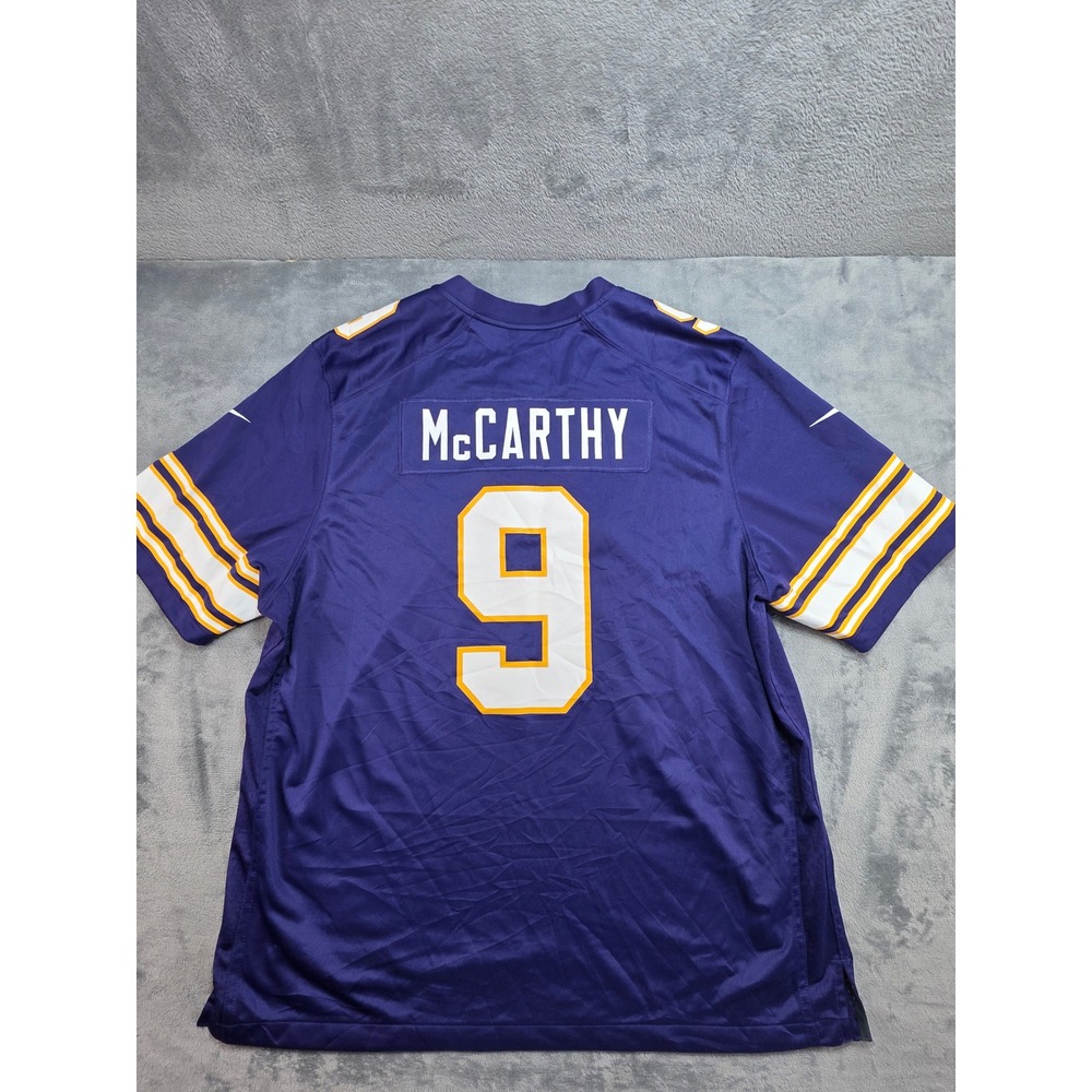 Nike J.J. McCarthy #9 Minnesota Vikings Purple Jersey Mens XXL NFL Football